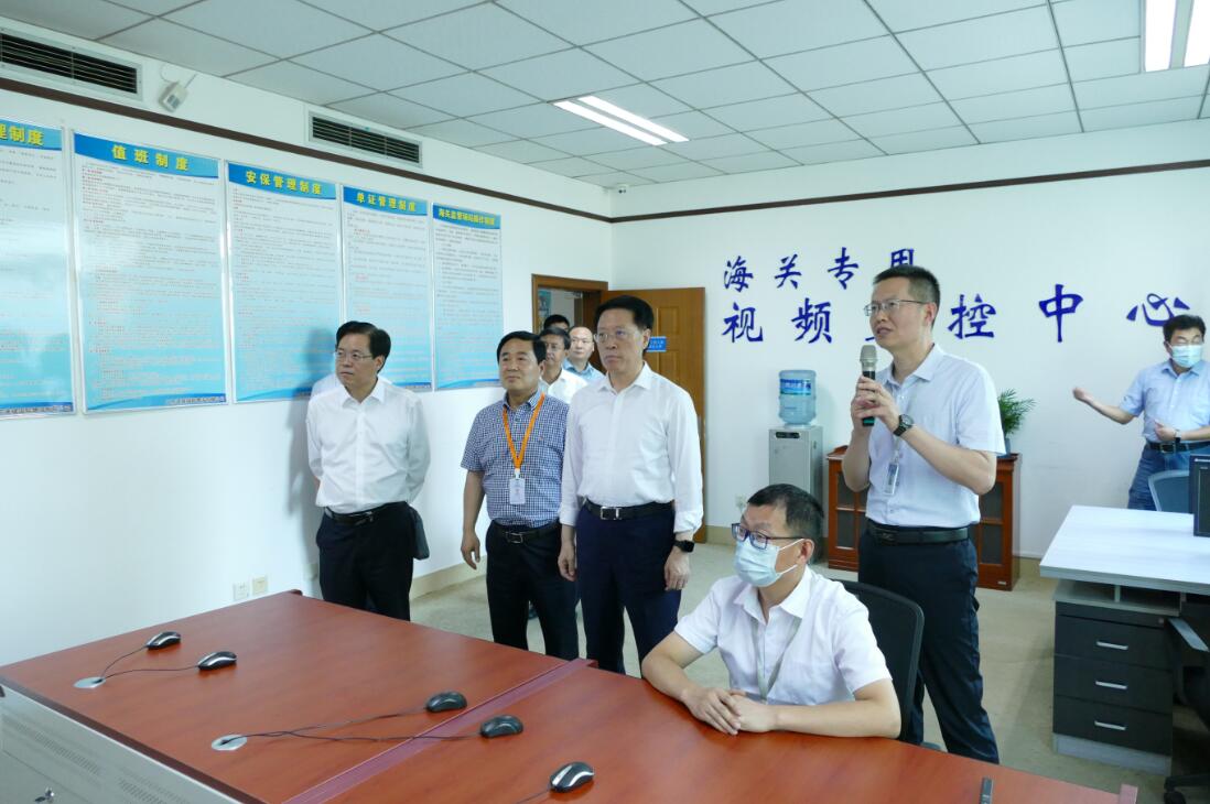 濰坊市委書記江敦濤蒞臨晟綺港儲集團調(diào)研，高密市委書記王文琦陪同